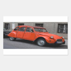 Citroën 2 CV Rechteckiger Aufkleber
