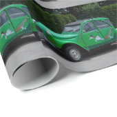 Citroen 2 CV Sauss Ente Geschenkpapier (Rolleneckpunkt)