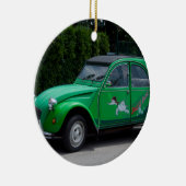Citroen 2 CV Sauss Ente Keramik Ornament (Rechts)
