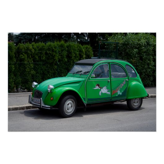 Citroen 2 CV Sauss Ente Poster (Vorderseite)