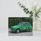 Citroen 2 CV Sauss Ente Postkarte (Stehend Vorderseite)