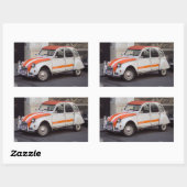 Citroën 2 CV Spot Rechteckiger Aufkleber (Blatt)