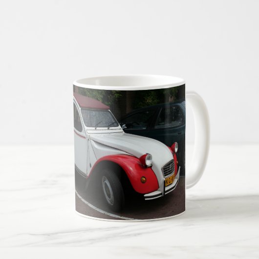 Citroën 2 Lebenslauf Kaffeetasse (VorderseiteRechts)