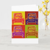 Citroen 2CV 1 Karte (Gelbe Blume)
