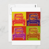 Citroen 2CV 1 Postkarte (Vorne/Hinten)