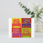 Citroen 2CV 1 Postkarte (Stehend Vorderseite)