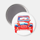 Citroen 2CV 2 Magnet (Vorderseite/Rückseite)