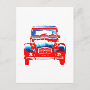 Citroen 2CV 2 Postkarte