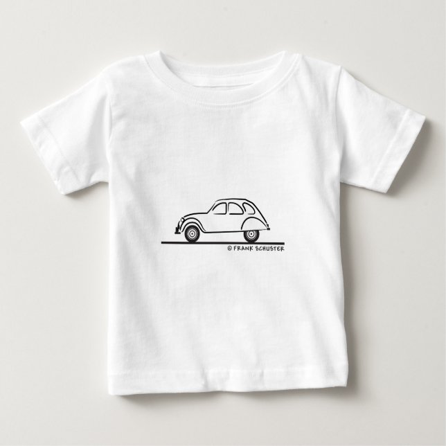 Citroen 2CV Baby T-shirt (Vorderseite)