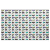 Citroen 2CV Fabric Stoff (Fat Quarter (45,7 x 55,9 cm))