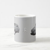 Citroën 2CV - Grau - Logo - diy Tasse - (Mittel)