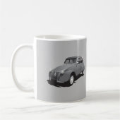 Citroën 2CV - Grau - Logo - diy Tasse - (Links)