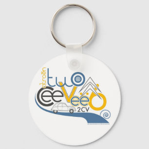 Citroen 2CV Keychain Schlüsselanhänger