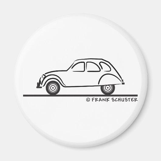 Citroen 2CV Magnet (Vorne)