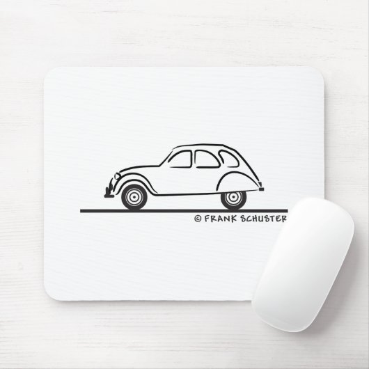 Citroen 2CV Mousepad (Mit Mouse)