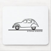 Citroen 2CV Mousepad (Vorne)