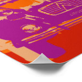 Citroen-2cv-Plakat Poster (Ecke)