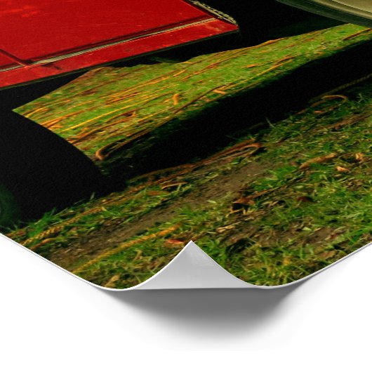 Citroën 2CV Poster (Ecke)