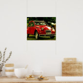 Citroën 2CV Poster (Küche)