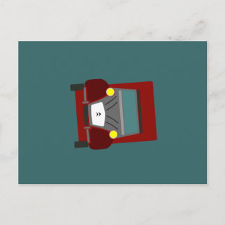 Citroen 2CV Postkarte