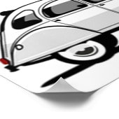 Citroën 2CV-Sorte Poster (Ecke)