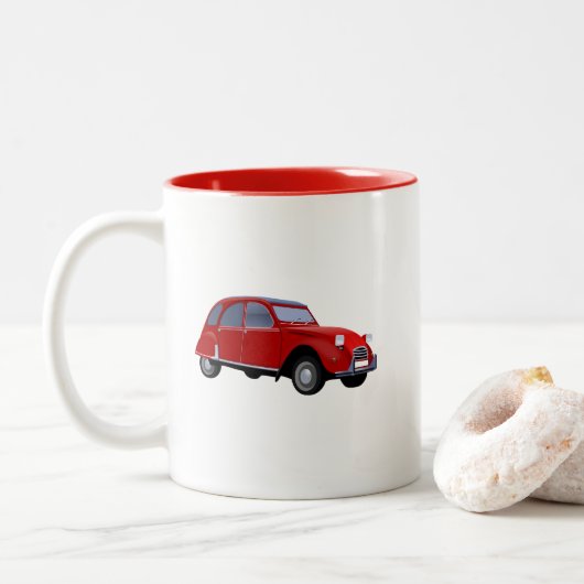 Citroen 2CV Tasse (Mit Donut)
