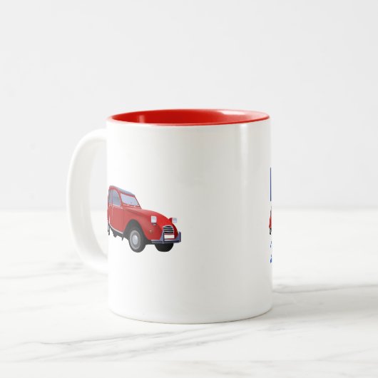 Citroen 2CV Tasse (Vorderseite Links)
