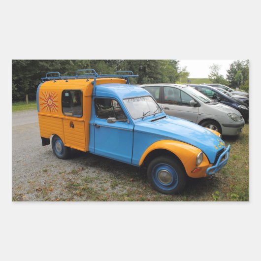 Citroen Acadiane Rechteckiger Aufkleber (Vorderseite)