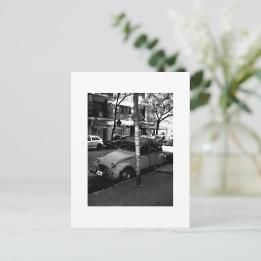 Citroen auf Guise in Buenos Aires Postkarte (Stehend Vorderseite)