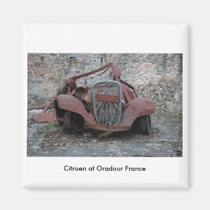 Citroen bei Oradour Frankreich Magnet