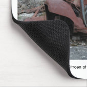 Citroen bei Oradour Frankreich Mousepad (Ecke)