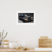 Citroen BX 16V Illustriertes Poster (Küche)