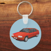 Citroën BX red Schlüsselanhänger (Vorderseite)