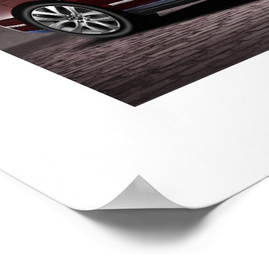 Citroen C6 Poster Illustration (Ecke)