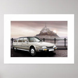 Citroen CX Prestige Poster Illustration