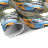 Citroen Diane Geschenkpapier (Rolleneckpunkt)