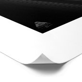 Citroen DS "at Speed 2" Illustriertes Poster (Ecke)