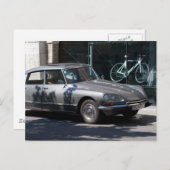 Citroën DS Postkarte (Vorne/Hinten)