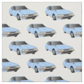 Citroen Inspektions-Eis-Blau-Gewebe Stoff (Muster)