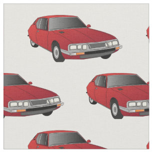 Citroen Inspektions-Rot-Gewebe Stoff