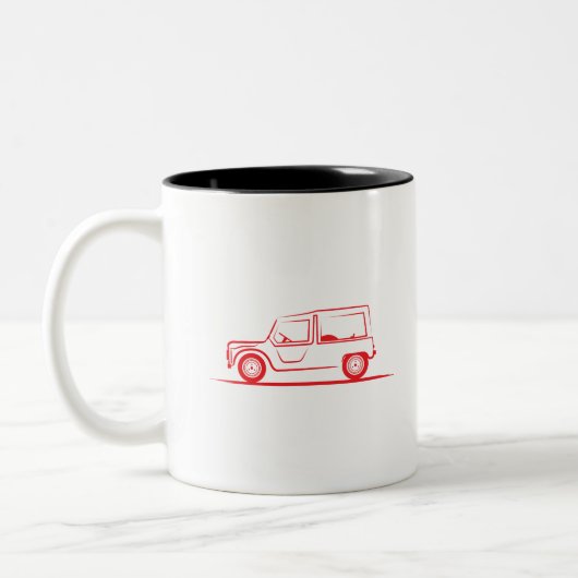 Citroen Mehari Zweifarbige Tasse (Links)