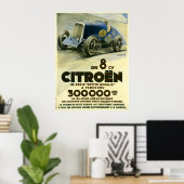 Citroen Set einen Distanzrekord in 1933 Poster (Heimbüro)