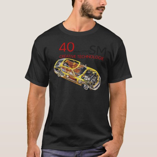 CITROEN SM Classic T-Shirt (Vorderseite)