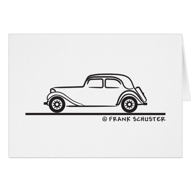 Citroën Traction Avant 15 (Vorderseite (Horizontal))