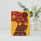 Citroen Traction Avant Postcard Postkarte (Stehend Vorderseite)