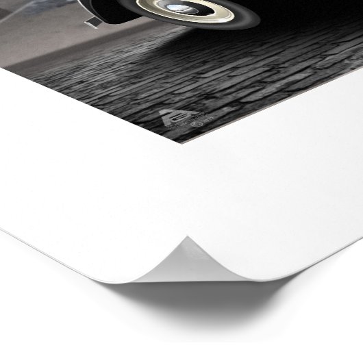 Citroen Traction Avant Poster Illustration (Ecke)