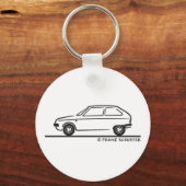 Citroën Visa Citroen Visa Schlüsselanhänger (Vorderseite)
