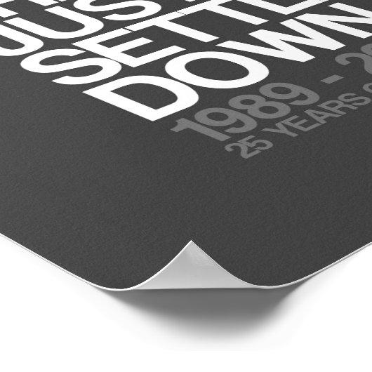 Citroen XM 25. Jubiläum Poster (Ecke)