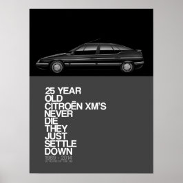 Citroen XM 25. Jubiläum Poster