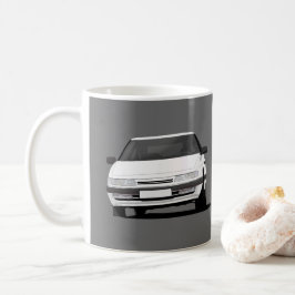 Citroën XM im Weiß - zwei Bilder pro Kaffeetasse